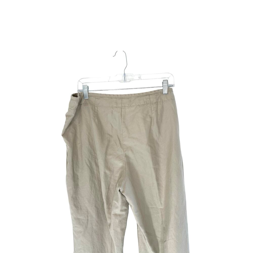 Talbots Heritage Pants Tan Khaki Office Work Career‎ Straight Leg Size 14 - Picture 7 of 12
